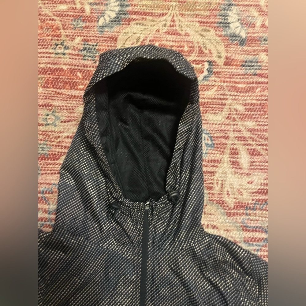 Joe Fresh Active -NWOT-Polka Dot-Jacket -Packable W/Vent ,Drawstring -Sz S - Picture 8 of 13